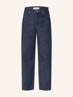 Selected Dżinsy Typu Barrel blau DARK BLUE DENIM