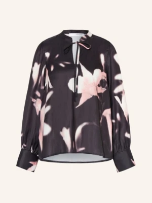 Selected Femme Bluzka Satynowa schwarz