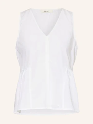 Selected Femme Top Z Falbanami weiss