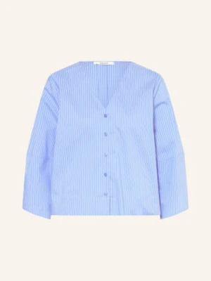 Selected Femme Bluzka Z Rękawami 3/4 blau