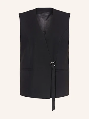 Selected Femme Kamizelka Typu Blezer schwarz