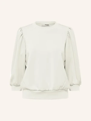 Selected Femme Koszulka Z Rękawem 3/4 weiss