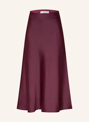 Selected Femme Spódnica Satynowa rot