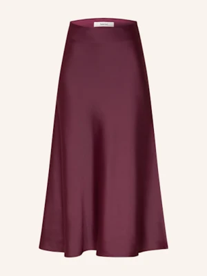Selected Femme Spódnica Satynowa rot