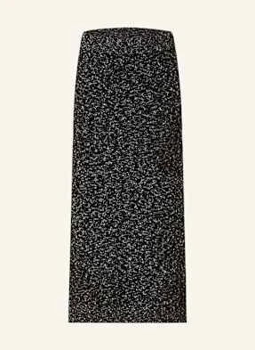 Selected Femme Spódnica Z Dzianiny schwarz