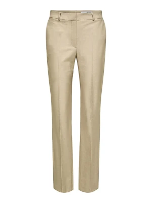 SELECTED FEMME Spodnie chino "Eliana" w kolorze beżowym rozmiar: 34/L32