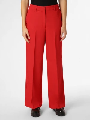 Selected Femme Spodnie Kobiety czerwony jednolity,