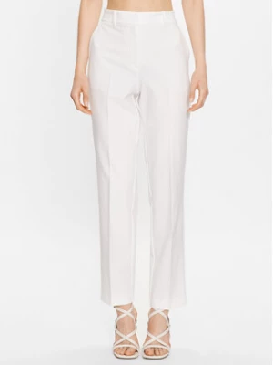Selected Femme Spodnie materiałowe 16088026 Biały Straight Fit