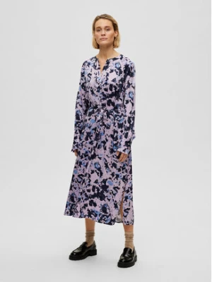Selected Femme Sukienka codzienna 16088098 Fioletowy Regular Fit