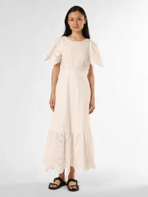 Selected Femme Sukienka damska - SLFKelli Kobiety Bawełna biały jednolity,