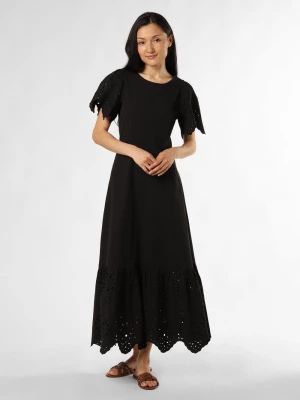 Selected Femme Sukienka damska - SLFKelli Kobiety Bawełna czarny jednolity,