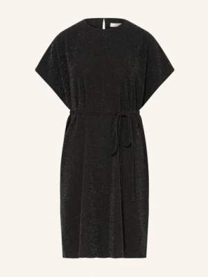 Selected Femme Sukienka Koktajlowa Z Błyszczącą Nicią schwarz