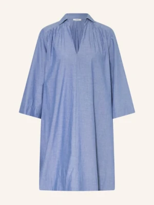 Selected Femme Sukienka Oversize Z Rękawami 3/4 blau