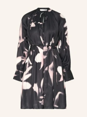 Selected Femme Sukienka Satynowa schwarz