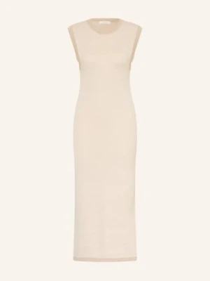 Selected Femme Sukienka Z Dzianiny beige
