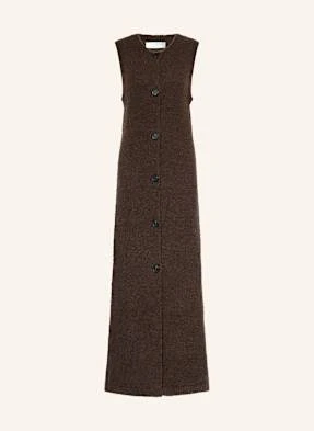 Selected Femme Sukienka Z Dzianiny braun