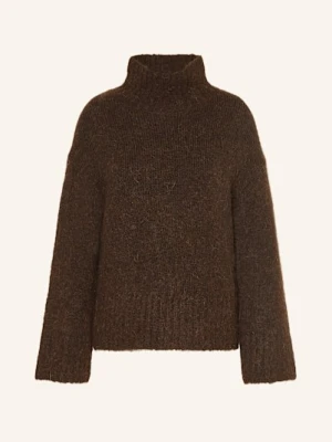 Selected Femme Sweter Z Dodatkiem Alpaki braun