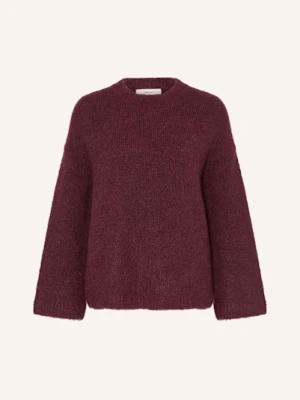 Selected Femme Sweter Z Dodatkiem Alpaki rot