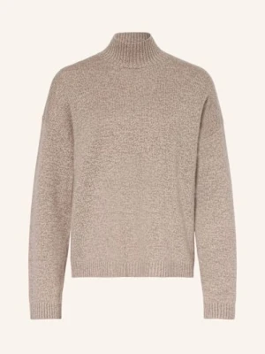 Selected Femme Sweter Z Dodatkiem Kaszmiru beige