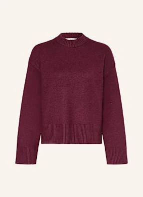 Selected Femme Sweter Z Dodatkiem Kaszmiru rot