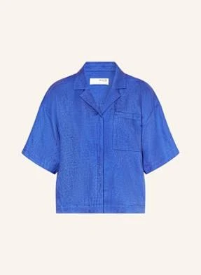 Selected Femme Sweter Z Lnem blau