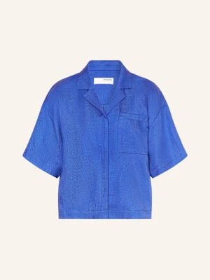 Selected Femme Sweter Z Lnem blau