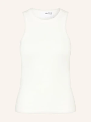 Selected Femme Top weiss