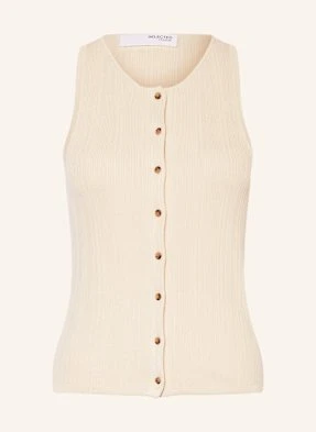 Selected Femme Top Z Dzianiny weiss