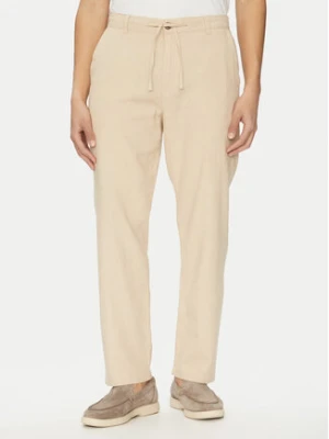 Selected Homme Chinosy 16096687 Beżowy Straight Fit