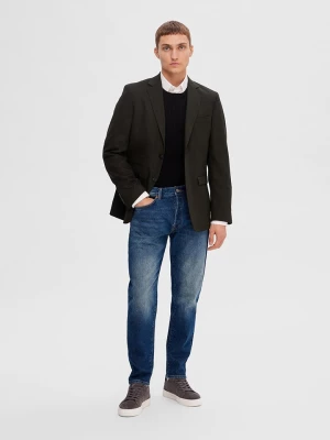 SELECTED HOMME Dżinsy - Tapered fit - w kolorze granatowym rozmiar: W30/L32