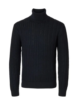 SELECTED HOMME Golf w kolorze granatowym rozmiar: S