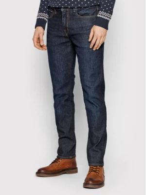 Selected Homme Jeansy Leon 16080594 Granatowy Slim Fit