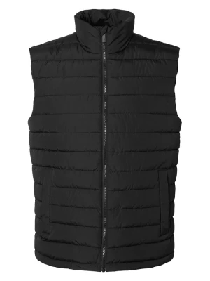 SELECTED HOMME Kamizelka pikowana w kolorze czarnym rozmiar: S