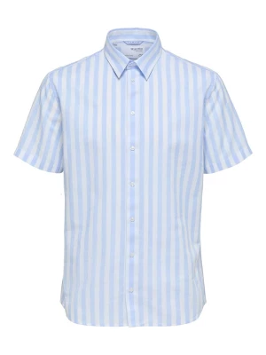 SELECTED HOMME Koszula "Regnew"- Regular fit - w kolorze błękitnym rozmiar: M