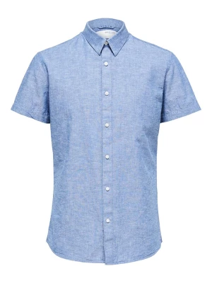 SELECTED HOMME Koszula "Regnew" - Regular fit - w kolorze niebieskim rozmiar: S