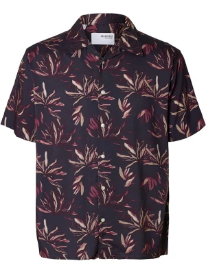SELECTED HOMME Koszula w kolorze granatowo-fioletowym rozmiar: L