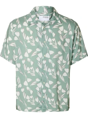 SELECTED HOMME Koszula w kolorze jasnozielonym rozmiar: M