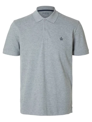 SELECTED HOMME Koszulka polo w kolorze szarym rozmiar: M