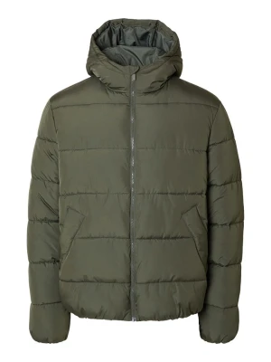 SELECTED HOMME Kurtka pikowana w kolorze khaki rozmiar: L