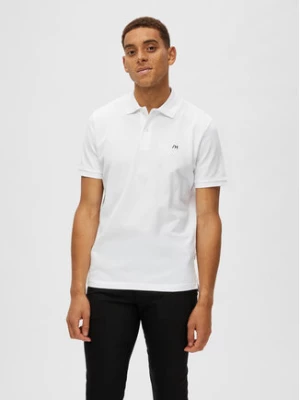 Selected Homme Polo 16087839 Biały Regular Fit