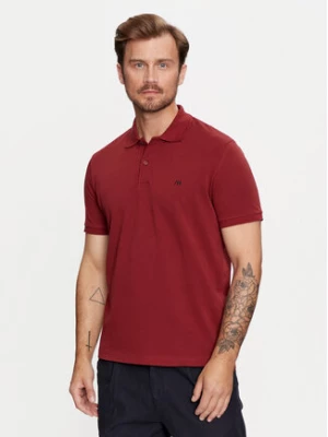 Selected Homme Polo 16087839 Bordowy Regular Fit