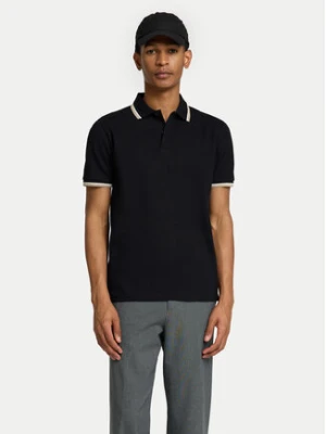 Selected Homme Polo 16095852 Czarny Slim Fit