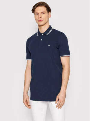 Selected Homme Polo Aze 16082841 Granatowy Regular Fit