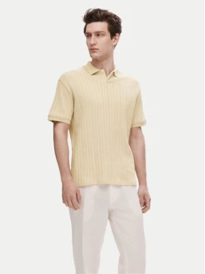 Selected Homme Polo Jaden 16092781 Beżowy Regular Fit