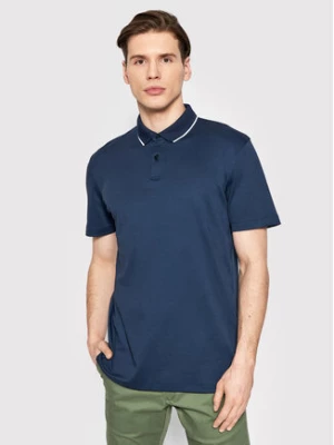 Selected Homme Polo Leroy 16082844 Granatowy Regular Fit