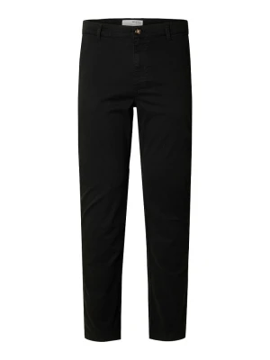 SELECTED HOMME Spodnie chino w kolorze czarnym rozmiar: W33/L34