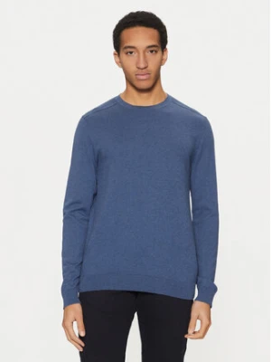 Selected Homme Sweter 16074682 Granatowy Regular Fit