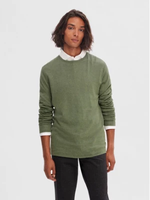 Selected Homme Sweter 16079774 Zielony Regular Fit