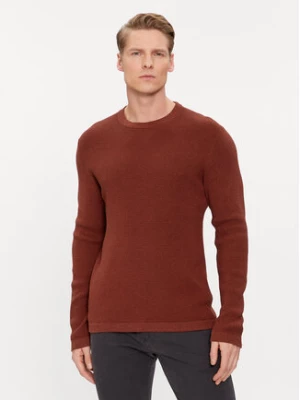 Selected Homme Sweter 16079776 Bordowy Regular Fit