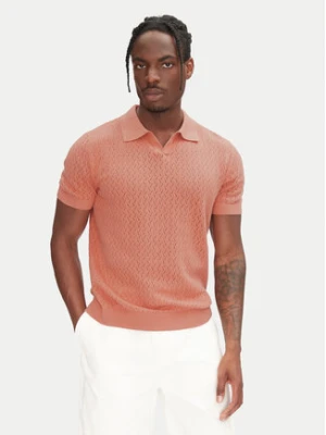 Selected Homme Sweter 16097572 Różowy Regular Fit